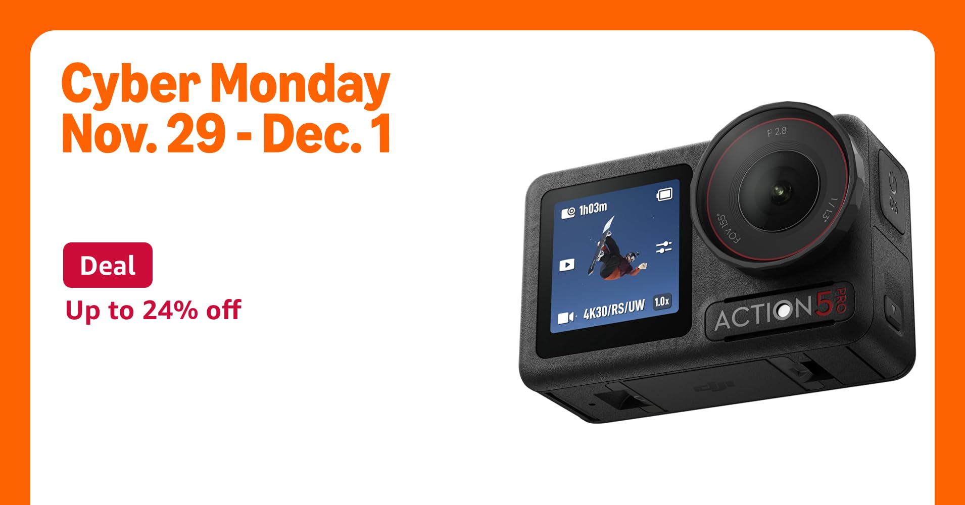 TechWithAaronHD's tweet card. Deal: DJI Osmo Action 5 Pro - Capture Stunning 4K Video with Ease