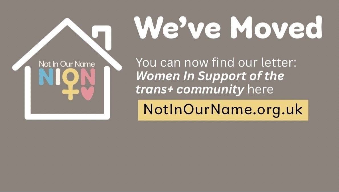 RobertBohan's tweet card. WE'VE MOVED! Find our letter at: NotInOurName​.​org​.​uk