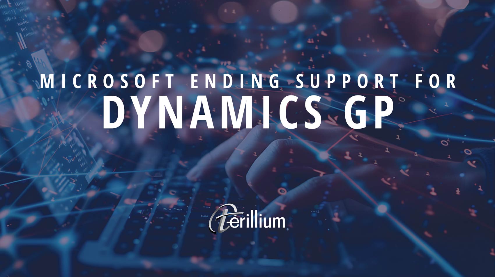 terillium's tweet card. NetSuite vs Great Plains. Microsoft announces end-of-support date for its Dynamics GP software. How Oracle Apps Unlimited can help