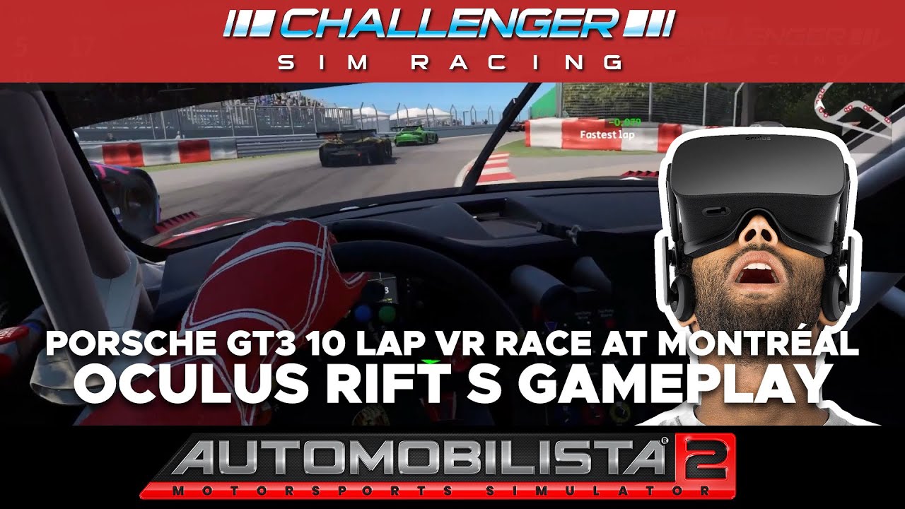 CSR_Hawk's tweet card. Automobilista 2 in Oculus Rift S VR Mode - Porsche GT3 VR Race at...