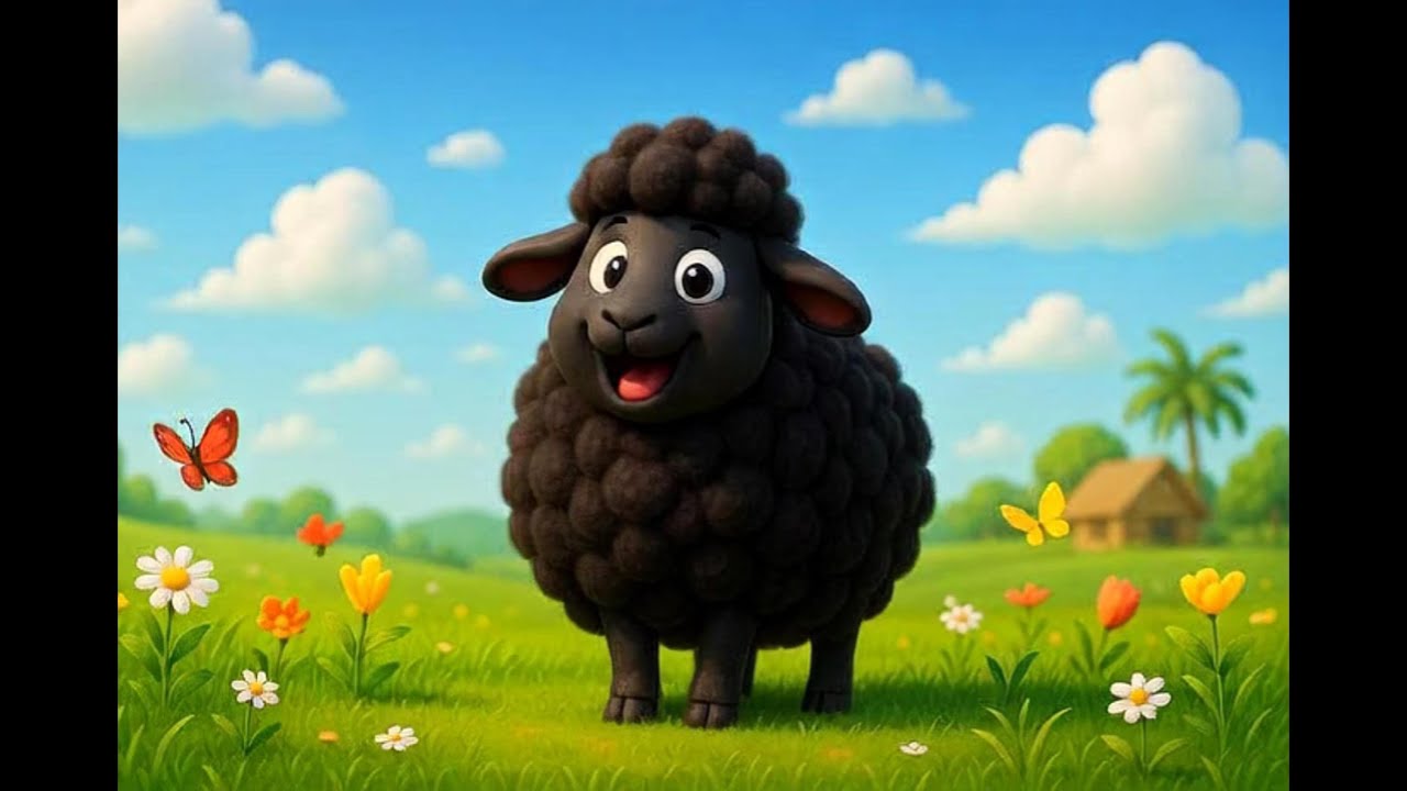 Funnykids_88's tweet card. BABA BABA BLACK SHEEP #BaaBaaBlackSheep #FunnyKidsTV #kidssongs