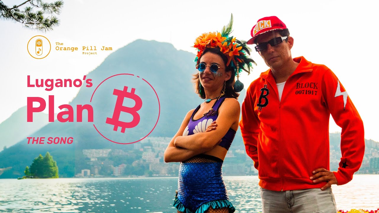 BitcoinRunners's tweet card. The Orange Pill Jam Project: Lugano PlanB "The Song"
