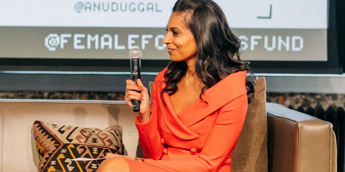 FortuneMagazine's tweet card. Anu Duggal's Female Founders Fund closed its fourth fund at $29 million.