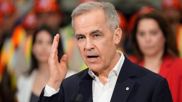 CBCNews's tweet card. Federal security officials say they have found an online information operation linked to the Chinese government that focused on Liberal Leader Mark Carney.