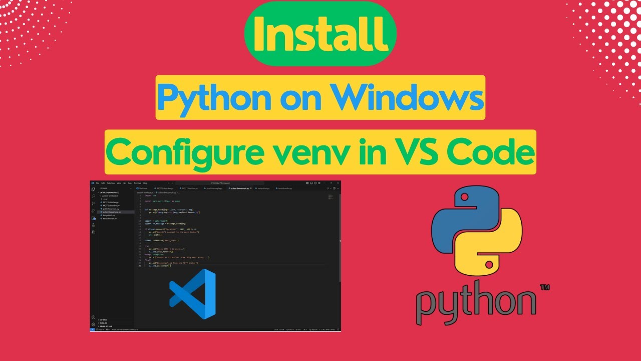 hariharnath's tweet card. Setup Python on Windows 11