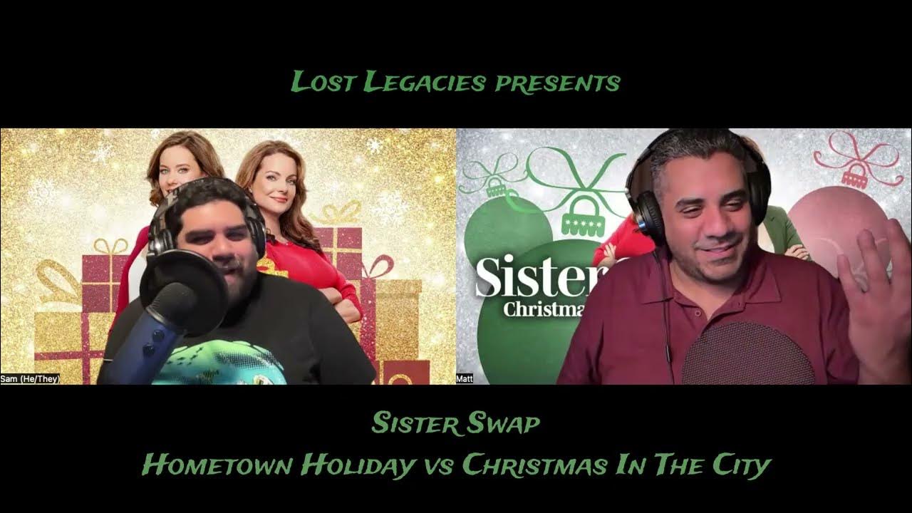 _mattjimenez's tweet card. Sister Swap: Hometown Holiday vs Christmas In The City