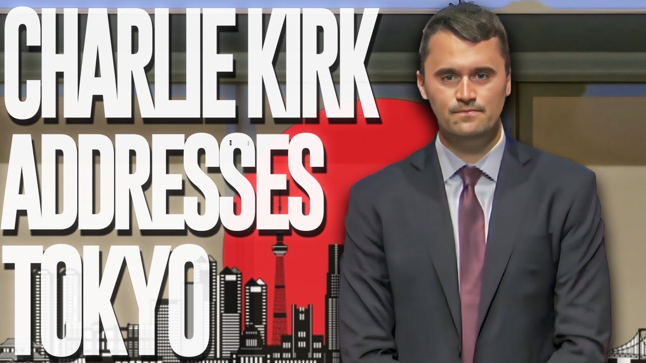 farmers777's tweet card. Never Before Seen: Charlie Kirk in Tokyo