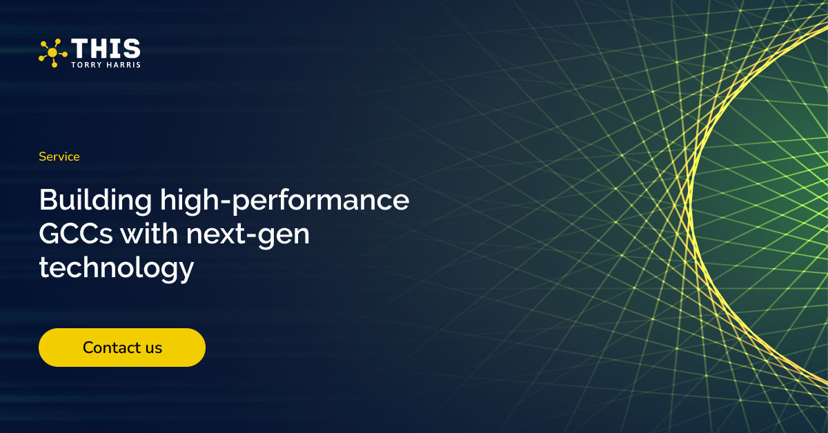 NishanthhGowda's tweet card. Discover Torry Harris' Global Capability Center (GCC) solutions, including Digital BOT and ODC models. Drive innovation, scalability, and efficiency with tailored frameworks, advanced tech, and...