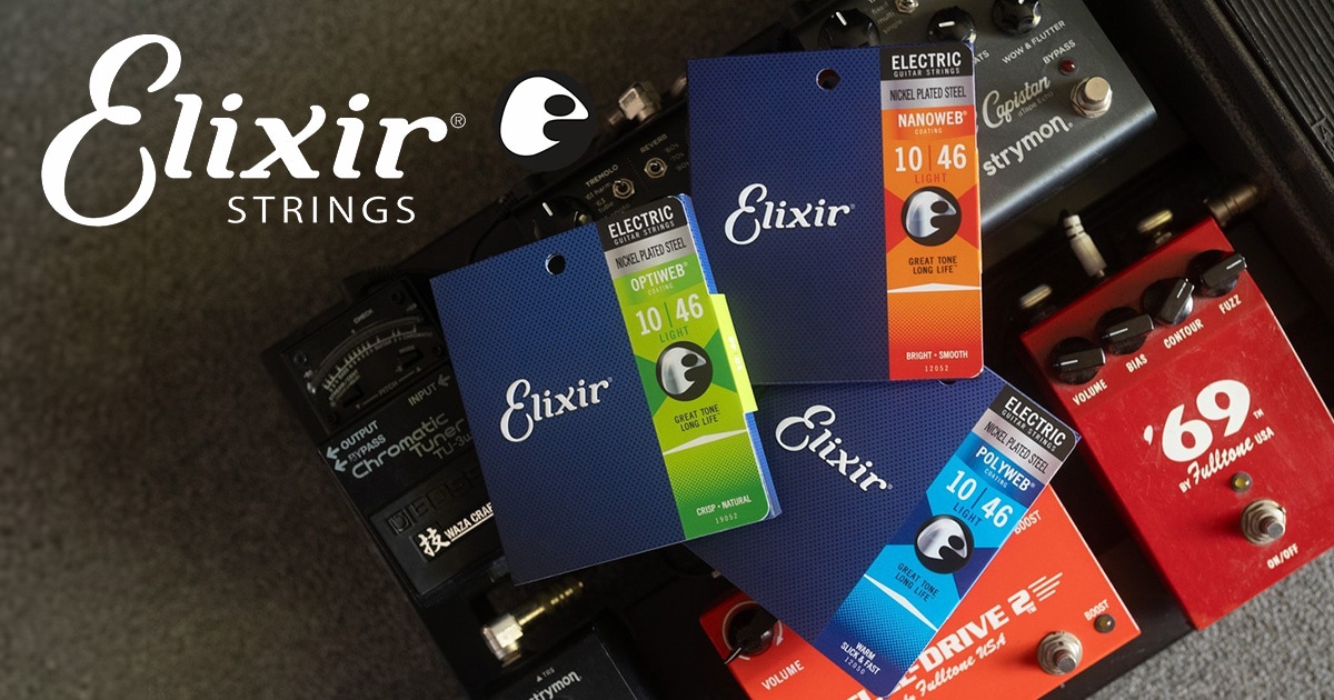 SoundhouseGt's tweet card. ELIXIR(エリクサー)は、コーティングエレキギター弦/アコースティックギター弦/ベース弦をリリースするコーティング弦の世界的なトップメーカーです。ギター、ベース弦の他、バンジョー、マンドリン用の弦までラインナップも充実。世界中のミュージシャンの心をつかんでいます。