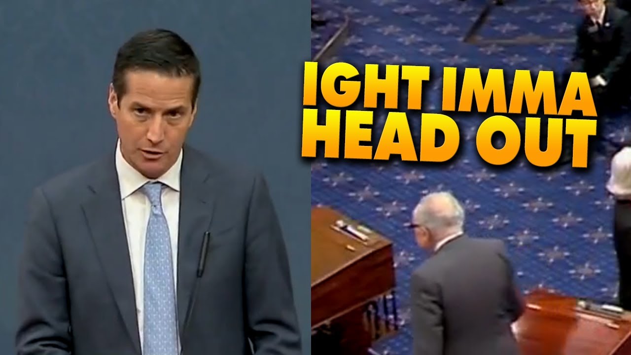 davesix1's tweet card. Chuck Schumer HAULS A** after being asked to provide his proposal to...