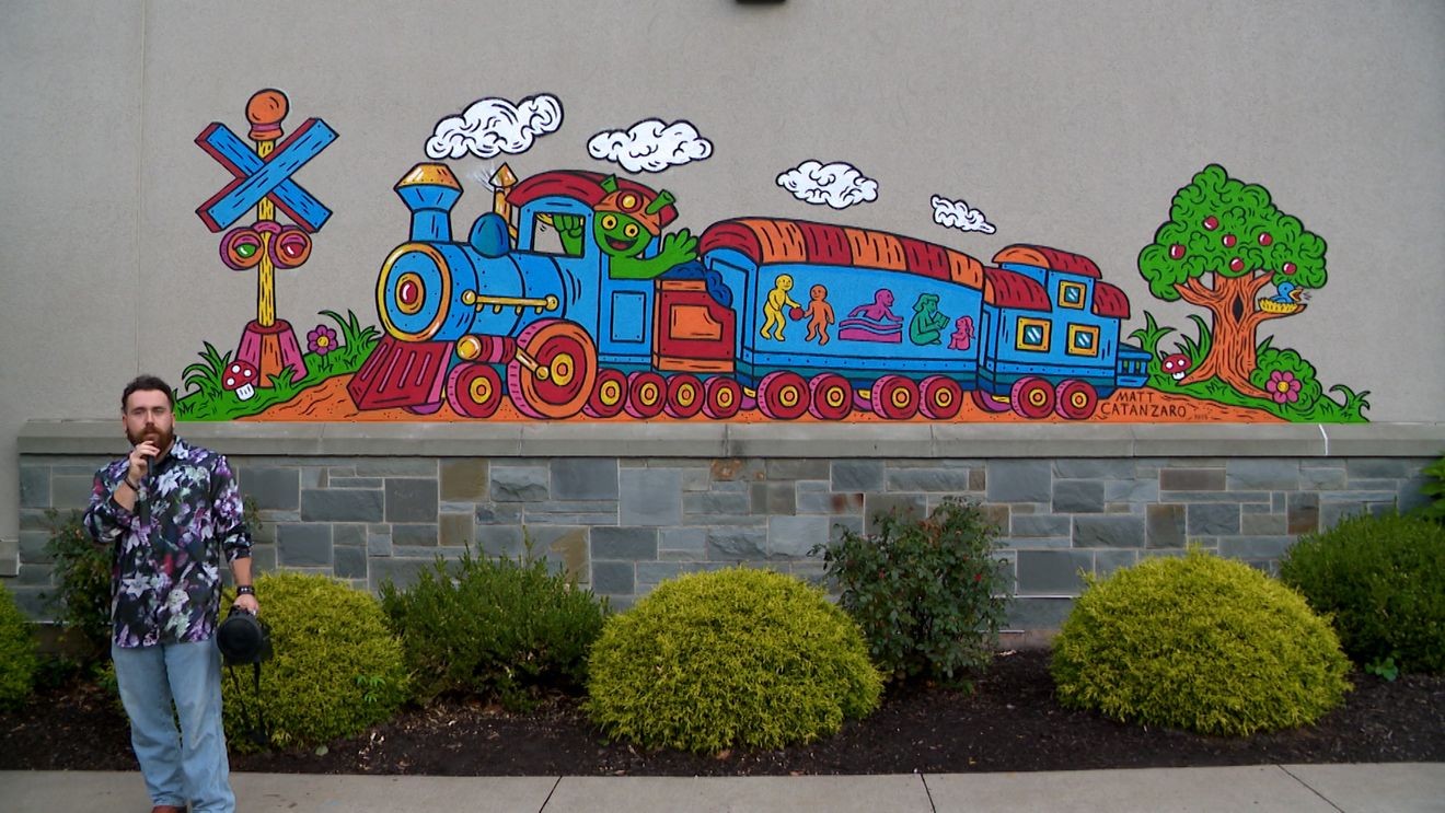 PAMunicipalLeag's tweet card. The City of Carbondale unveiled six new murals during a ceremony Thursday evening.The completion of this project was made possible through the collaboration of