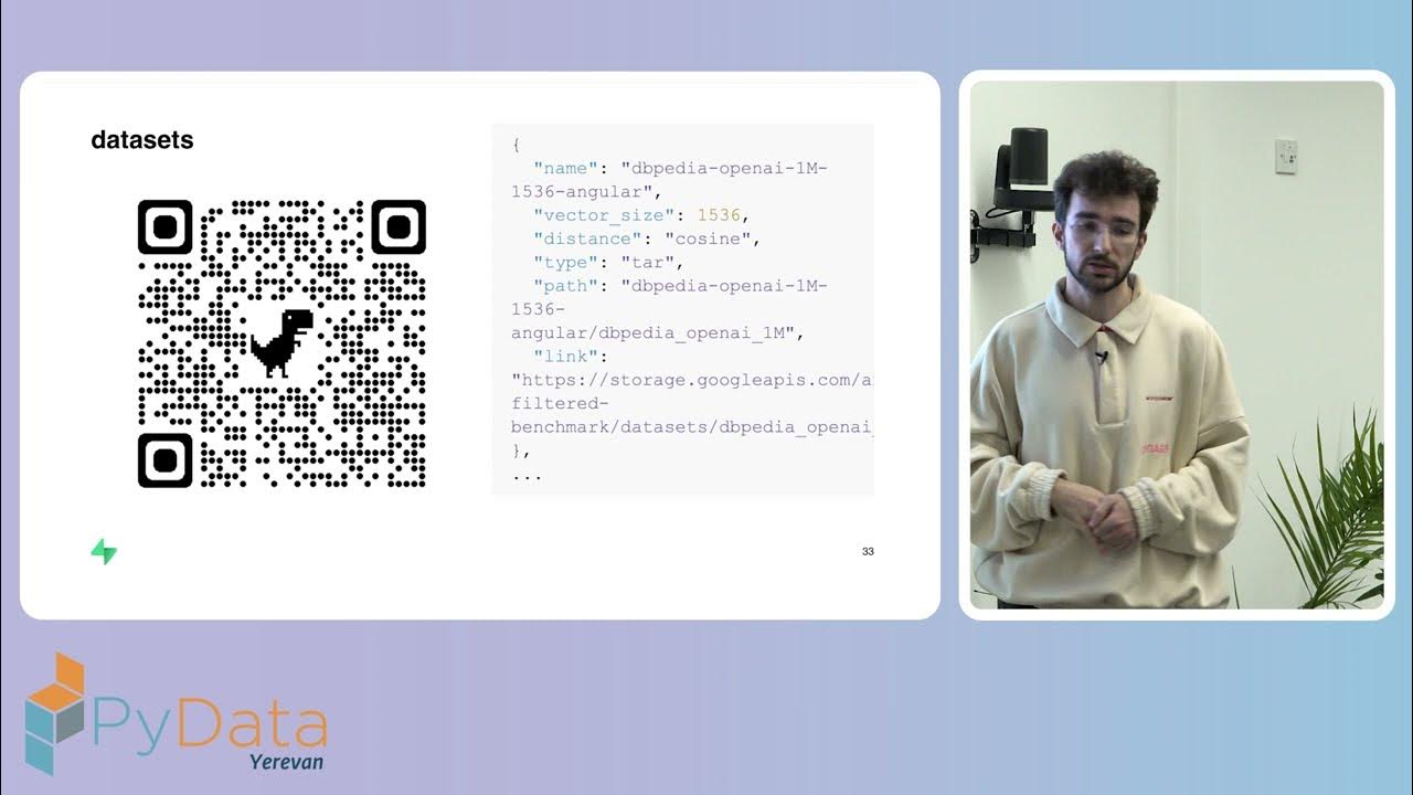 pydata_yerevan's tweet card. Egor Romanov - Performance of Vector Databases