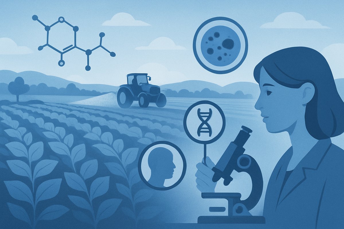 cybtrader's tweet card. Modern farming has come to rely heavily on herbicides and fungicides, with glyphosate, marketed as Roundup, being the most widely used. The prevailing narrative is that the danger lies in chemical...