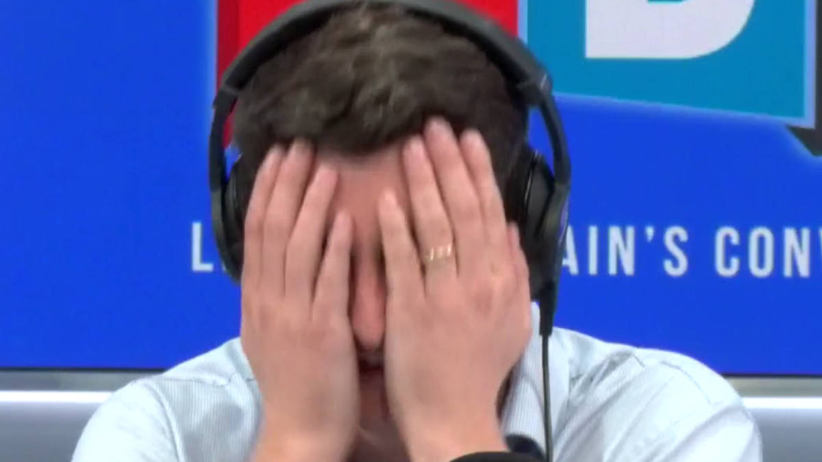 LBC's tweet card. A Remain-backing caller stunned LBC listeners when he said the answer to the Irish border question was to invade the Republic of Ireland.