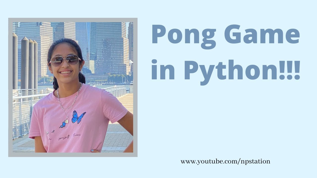 npstation2018's tweet card. Pong Game in Python | Python Project Ideas