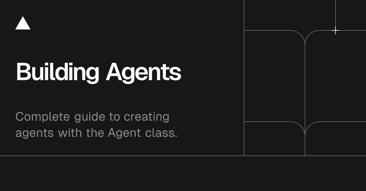 Potrock_'s tweet card. Complete guide to creating agents with the Agent class.