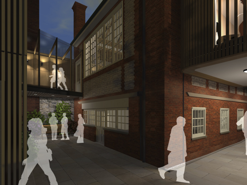 ProjectIconic's tweet card. Our construction project at St Peter's College in Oxford is well underway, read how we plan to refurbish rooms within a historical building.What are we working on at St Peter's College?The Pastry...