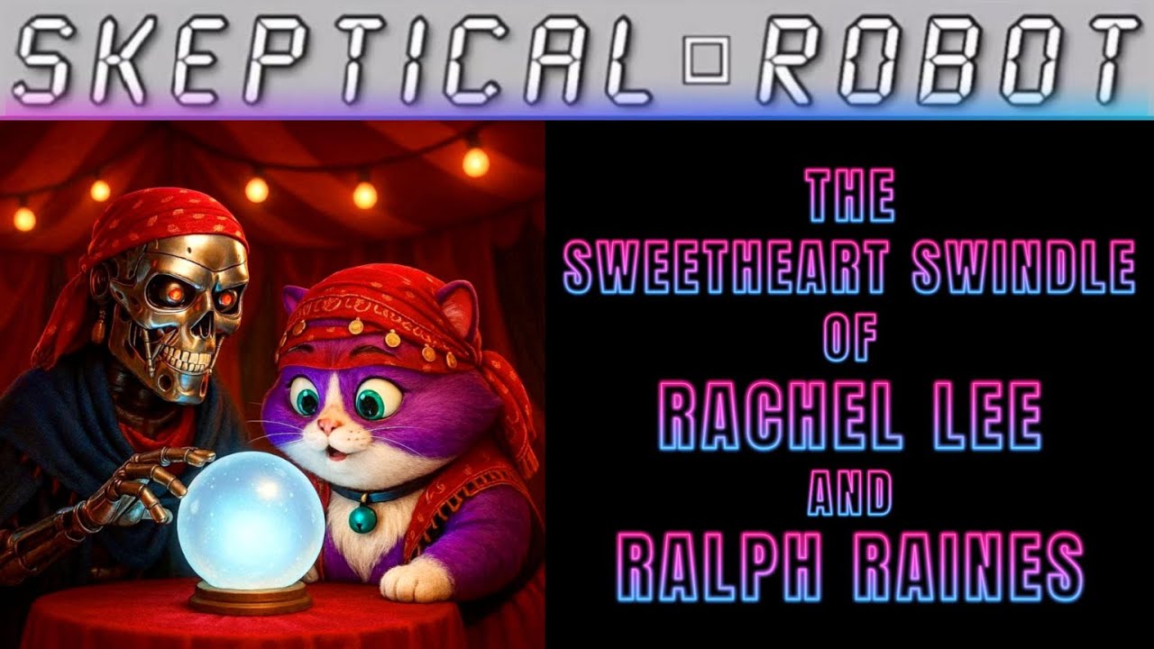 SkepticalRobo's tweet card. 🤖 SKEPTICAL ROBOT 🤖 - EPISODE 51: The Sweetheart Swindle of Rachel...
