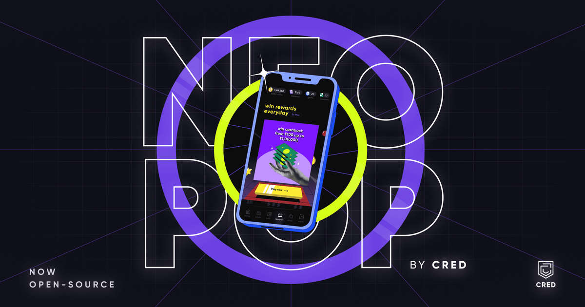 ketan_jogani's tweet card. developers can build with NeoPOP components for iOS, Android, Flutter, and Web.