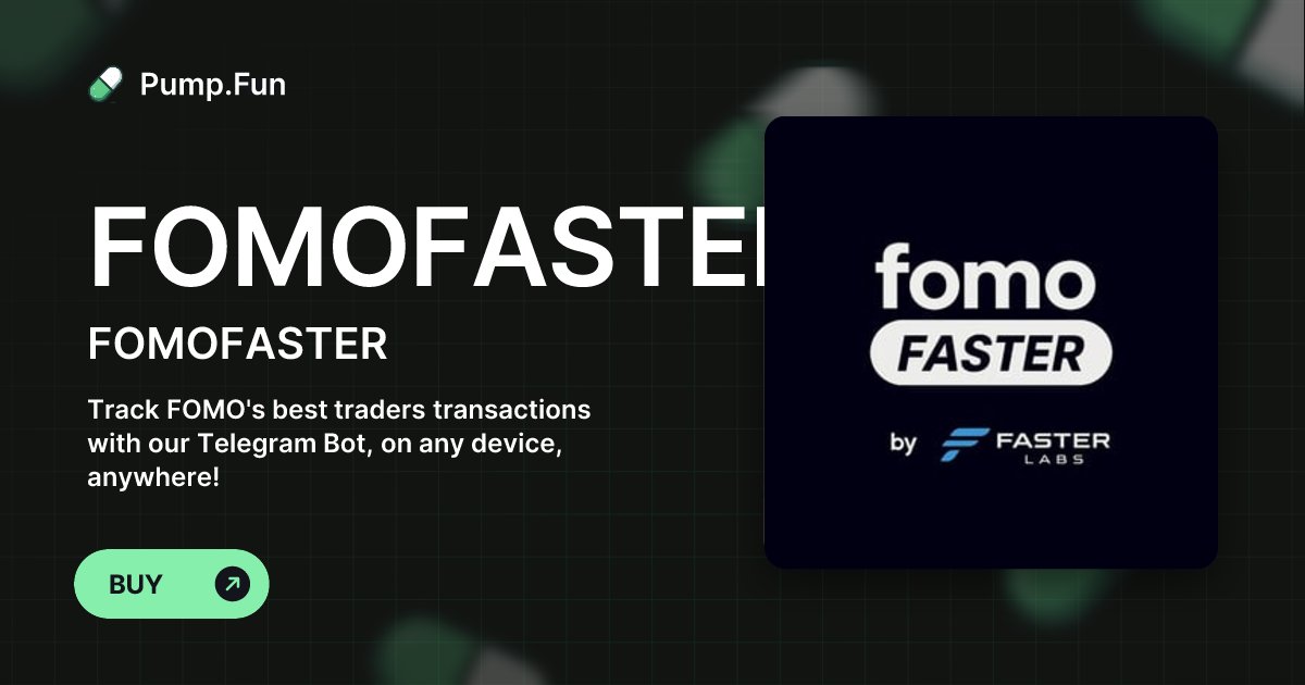 FasterLabsDEV's tweet card. Track FOMO's best traders transactions with our Telegram Bot, on any device, anywhere!