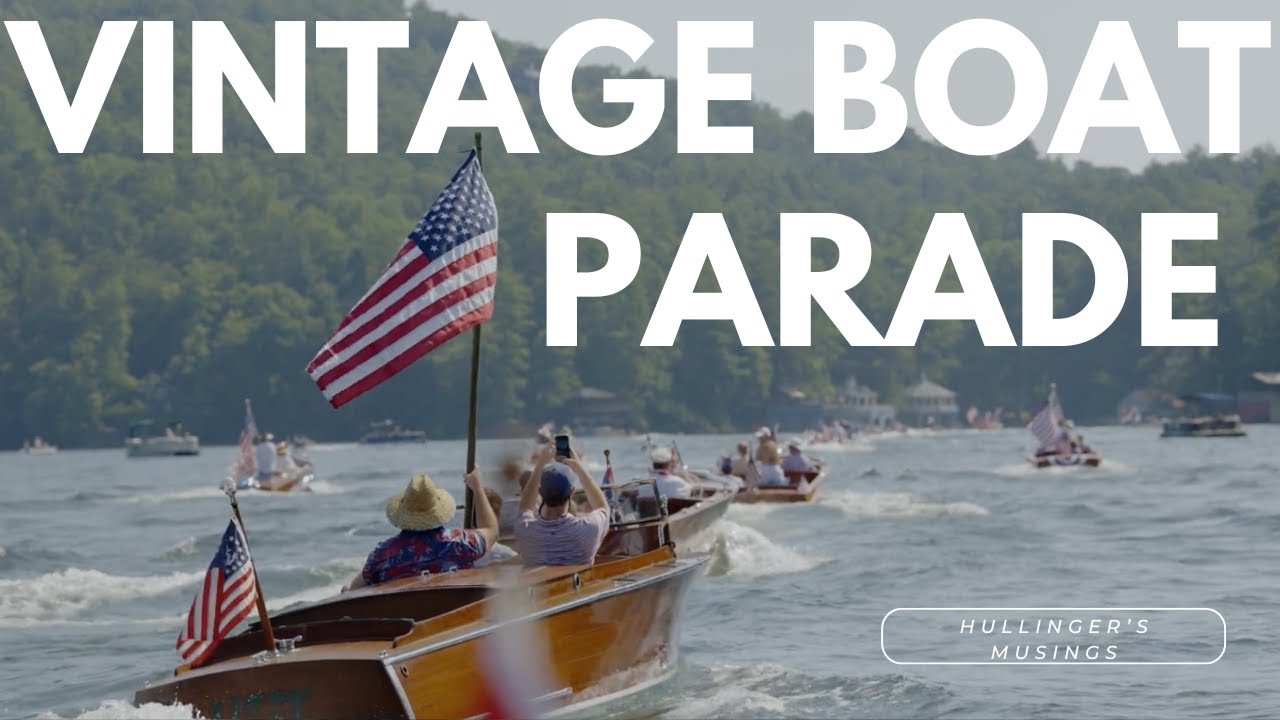 mygpb's tweet card. Antique Wooden Boats on Parade on Lake Rabun I Hullinger's Musings