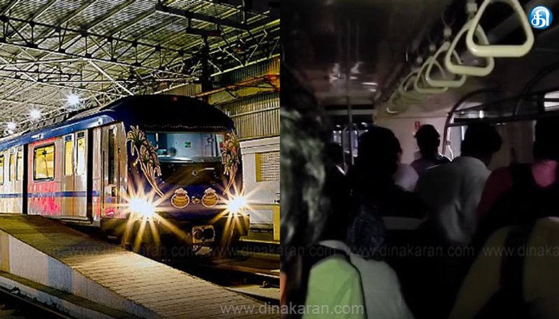 DinakaranNews's tweet card. தொழில்நுட்பம், கோளாறு, நடுவழி, மெட்ரோ ரயில்