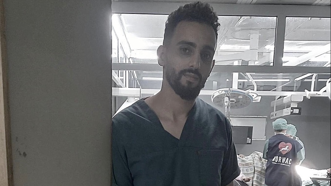 Hamzasharif5750's tweet card. In Gaza, every heartbeat is a miracle.