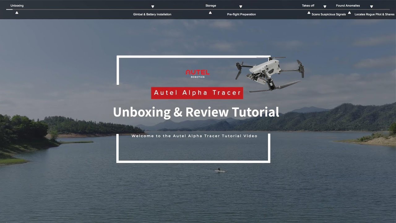 AutelRobotics's tweet card. Introducing Autel Alpha Tracer: Unboxing & Review Tutorial