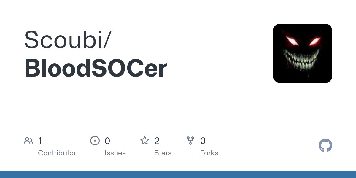 ScoubiMtl's tweet card. Contribute to Scoubi/BloodSOCer development by creating an account on GitHub.