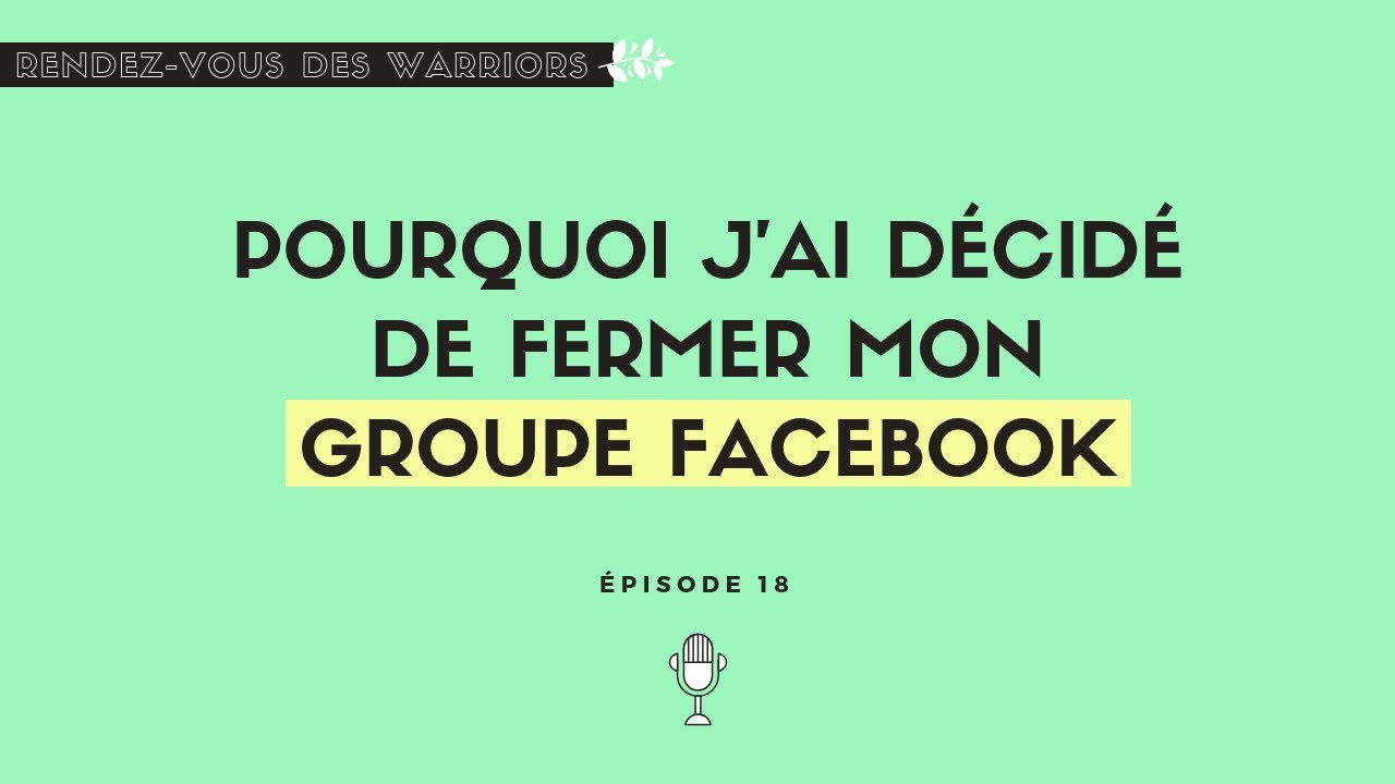 Blogtrepreneure's tweet card. Pourquoi j'ai décidé de fermer mon groupe Facebook