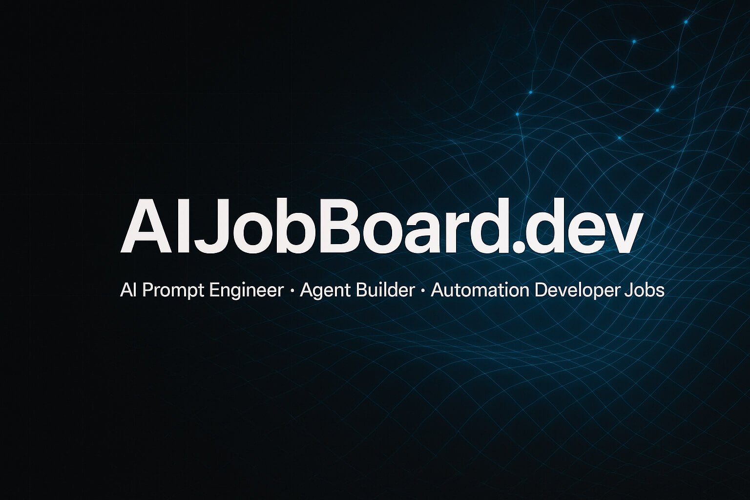 AIJobboarddev's tweet card. Curated AI jobs in Prompt Engineering, Agent Building & Automation.