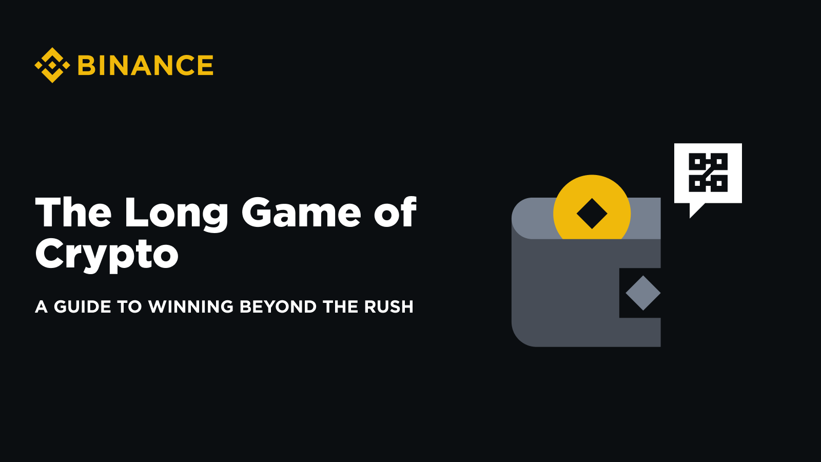 binance's tweet card. Embracing the long game of crypto involves shifting focus from short-term price movements to understanding the benefits of a deeper, more sustained approach to digital assets.