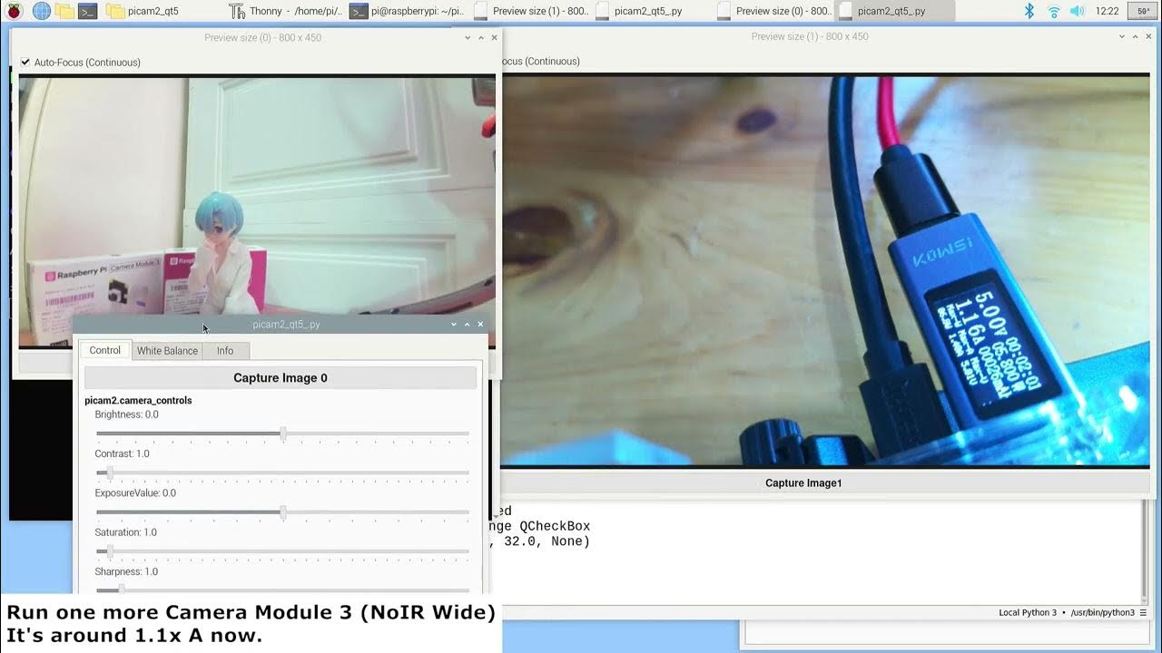 KcCoxxect's tweet card. How much current drawn by Raspberry Pi Camera Module 3?