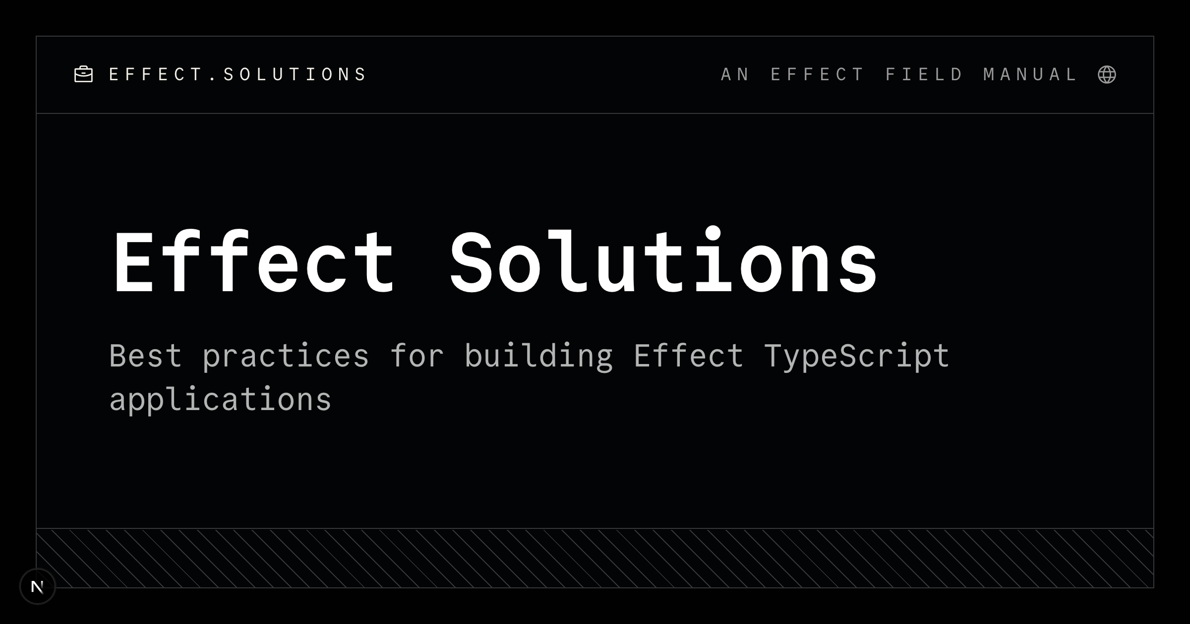 davis7's tweet card. Effect Solutions guides for building Effect TypeScript applications