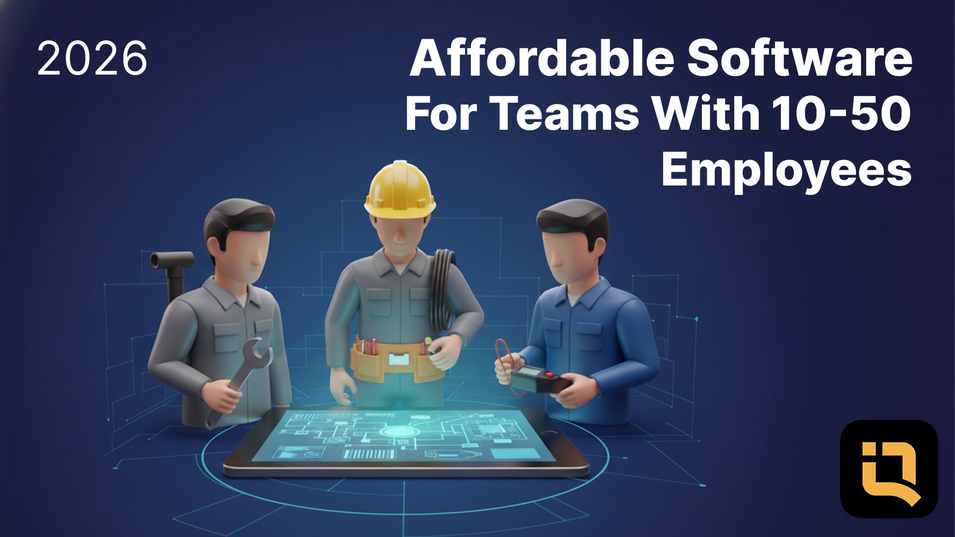 quoteiqcrm's tweet card. See why QuoteIQ is the best field service software for large teams. Employee management, inventory tracking, multi-crew scheduling & more