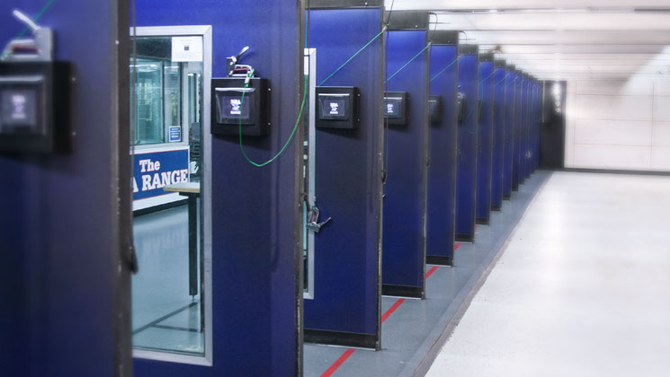 GrafsReloading's tweet card. Limited to a single-stall indoor range for your self-defense practice? Don't worry. Build your pistol skills with these five practice drills.