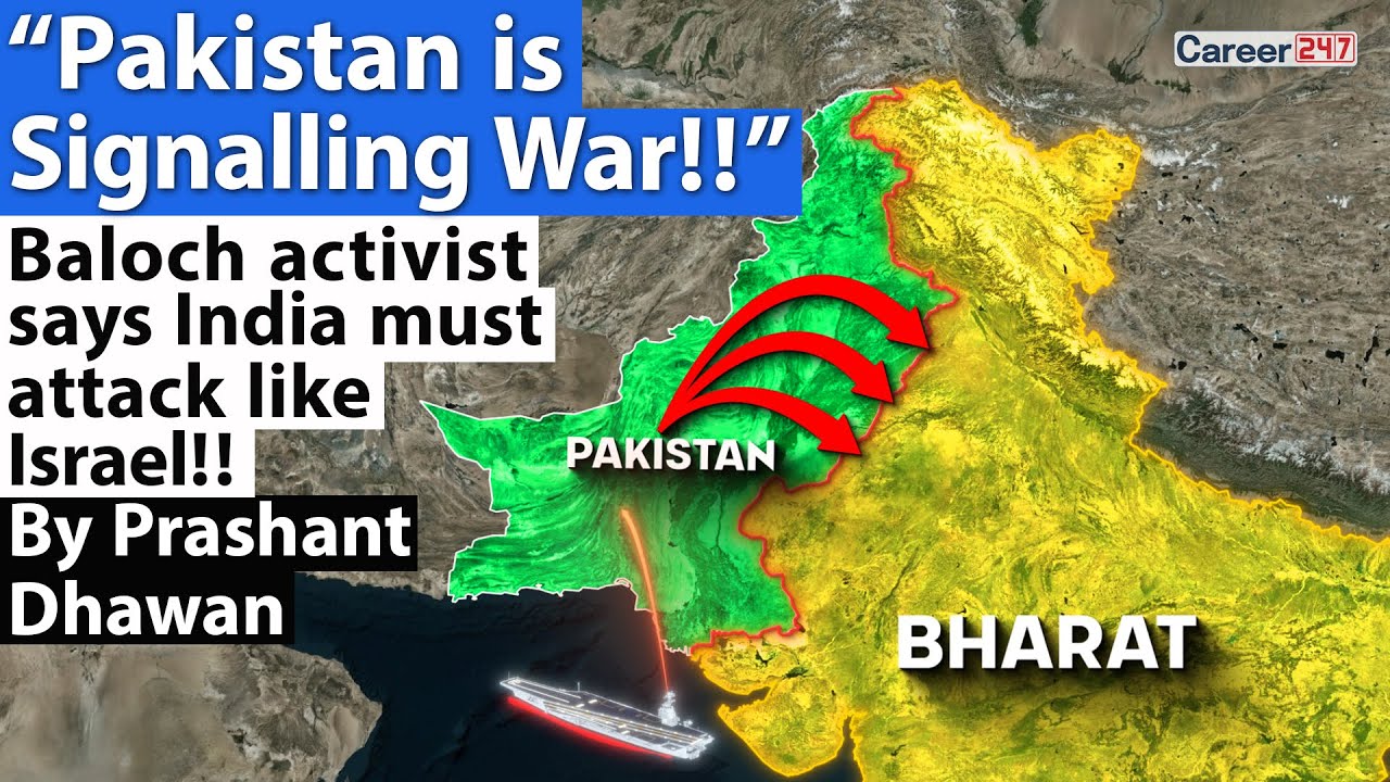 miryar_baloch's tweet card. Pakistan is Signalling War!! Baloch activist says India must attack...
