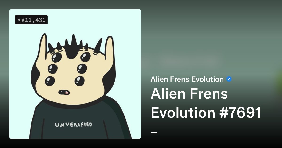 PhillipJus43424's tweet card. [**ALIEN FRENS WEBSITE**](https://alienfrens.io) **|** [**ALIEN FRENS TWITTER**](https://TWITTER.COM/ALIENFRENS) alien frens... Evolved incubators - https://incubator.alienfrens.io