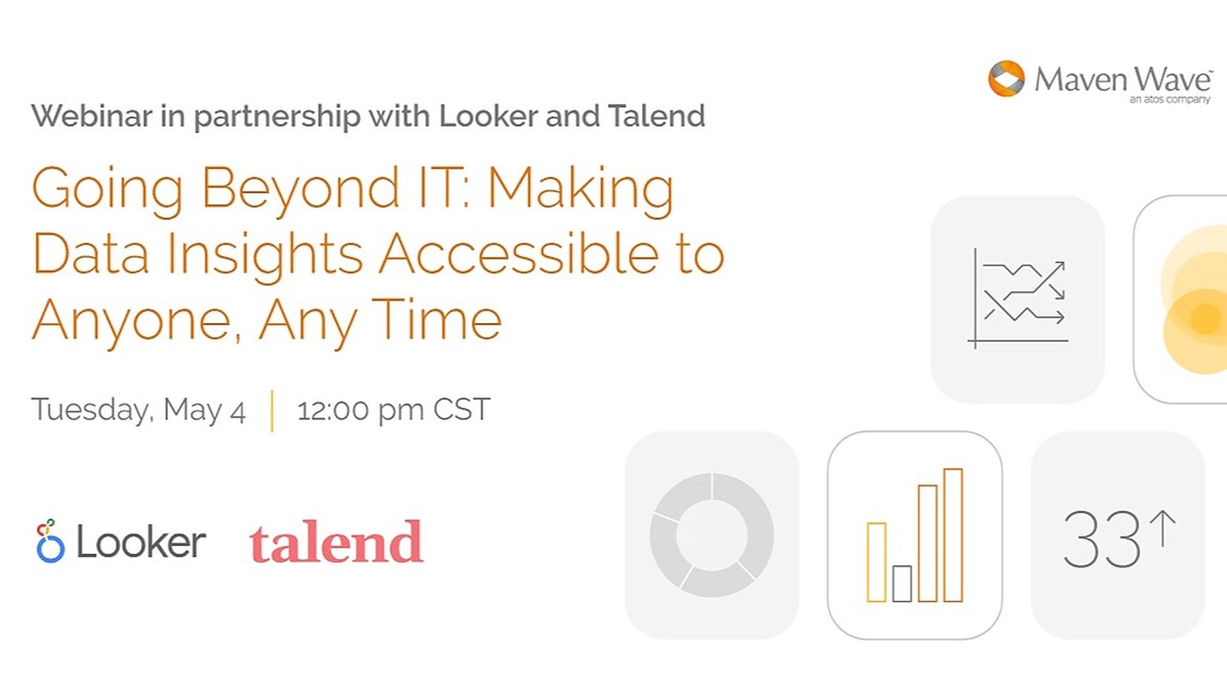 processoriented's tweet card. Maven Wave works with our clients and our partner ecosystem to deliver agile solutions that provide real-time insights. Using platforms like Stitch, a Talend Product, for data ingestion and Looker...