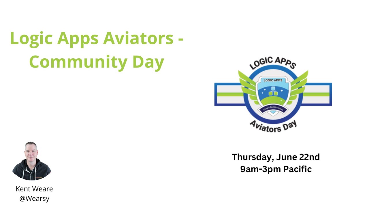 wearsy's tweet card. 182: Logic Apps Aviators - Community Day - June 22nd, 2023