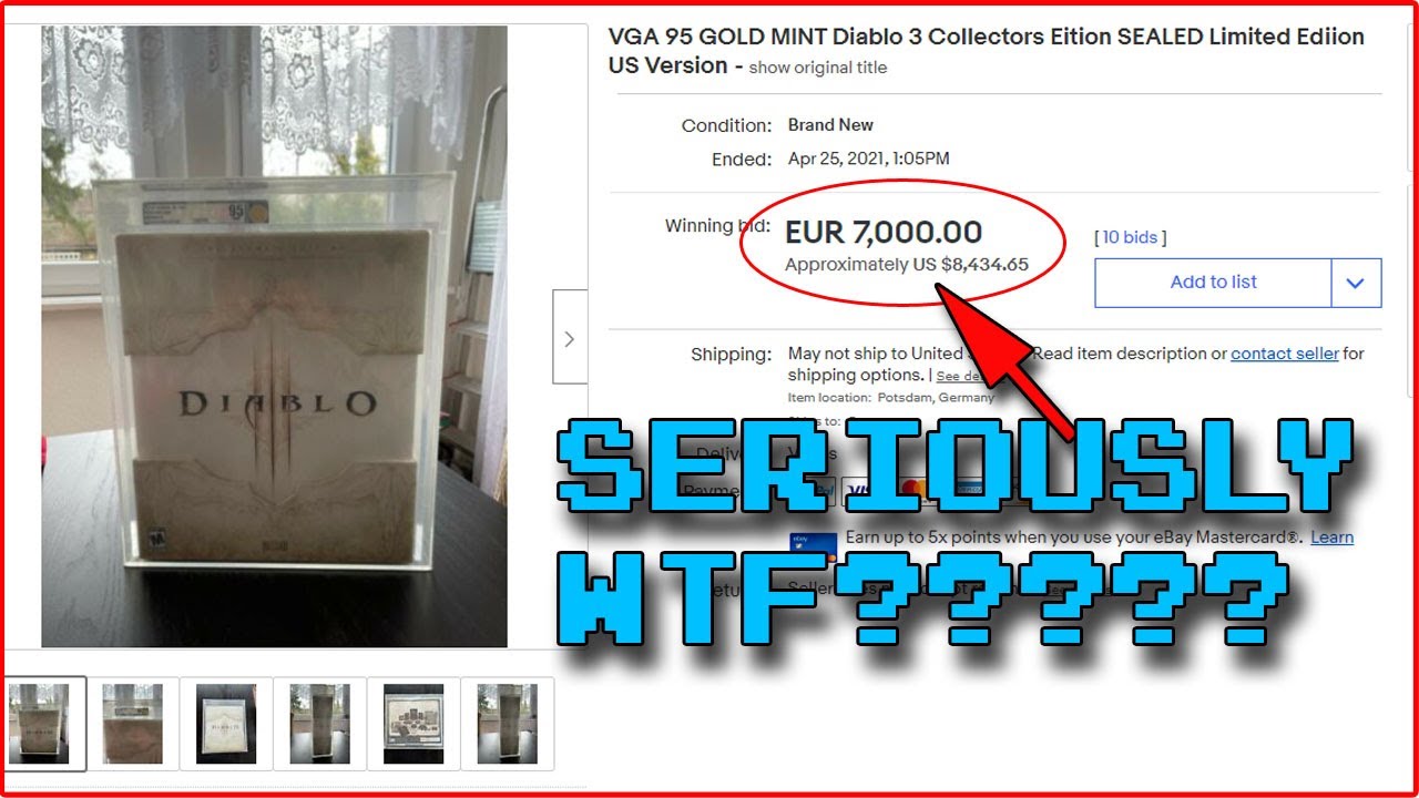 dancingcrab's tweet card. Crazy Ebay Auction Prices - What is Going On???