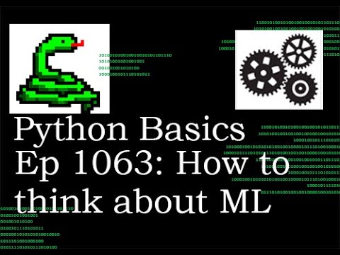Python_Basics's tweet card. Python Basics Tutorial How to think about Machine Learning || Machine...