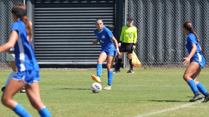 CSUSM_WSoc's tweet card. The Cal State San Marcos women's soccer team (6-3-4, 3-2-2 CCAA) earned a 1-0 victory over Cal State Dominguez Hills (4-8-2, 1-5-1 CCAA) on Friday afternoon at The Cage.