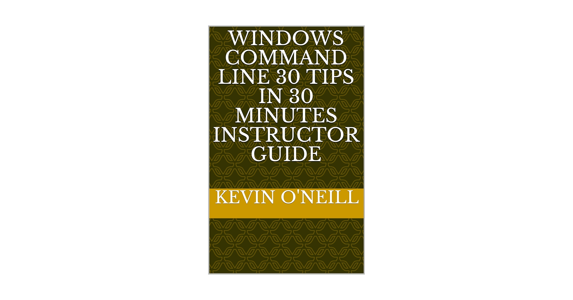 oneillsoftware's tweet card. The following instructor guide is meant for one to review pertinent tips and tricks in regard to the Windows Command Line (WCL). WCL is the core bare-bones way to interact with a windows desktop or...