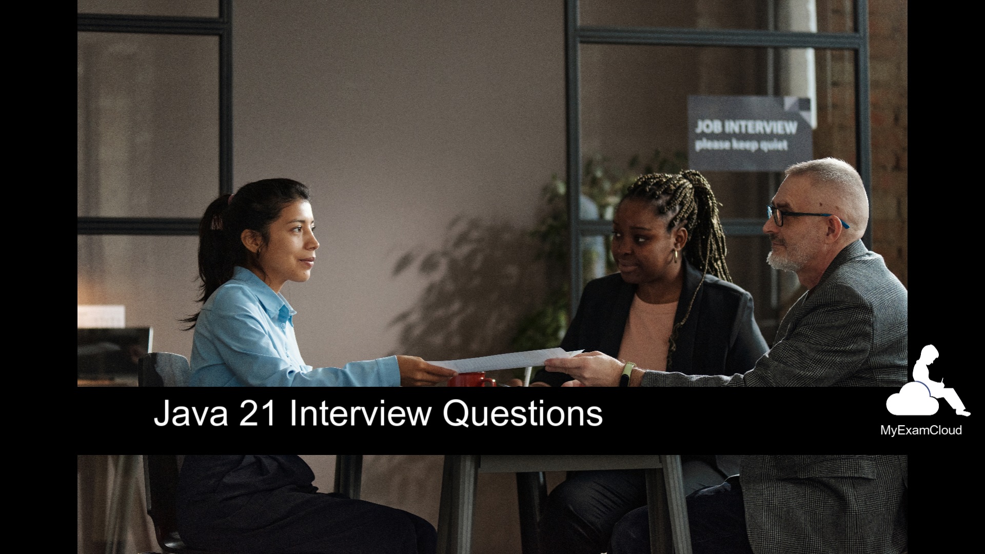 myexamcloud's tweet card. MyExamCloud Blog Article - Java 21 Interview Questions