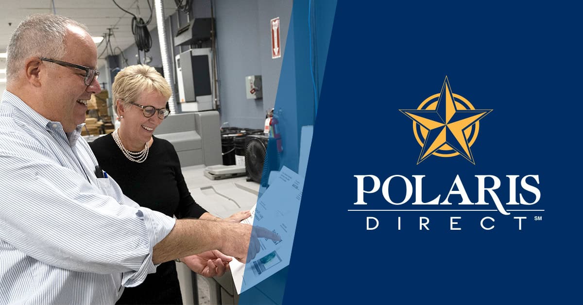 PolarisDirect's tweet card. Offering Print, Mail and Marketing Services. Supercharge your marketing by combining direct mail with online ad follow-up for better results & higher ROI.