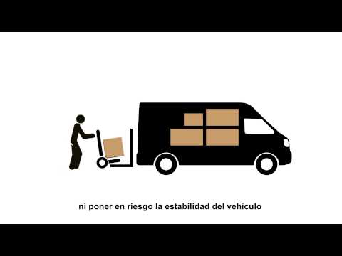 WebtransES's tweet card. Cómo colocar correctamente la carga en furgonetas y camiones