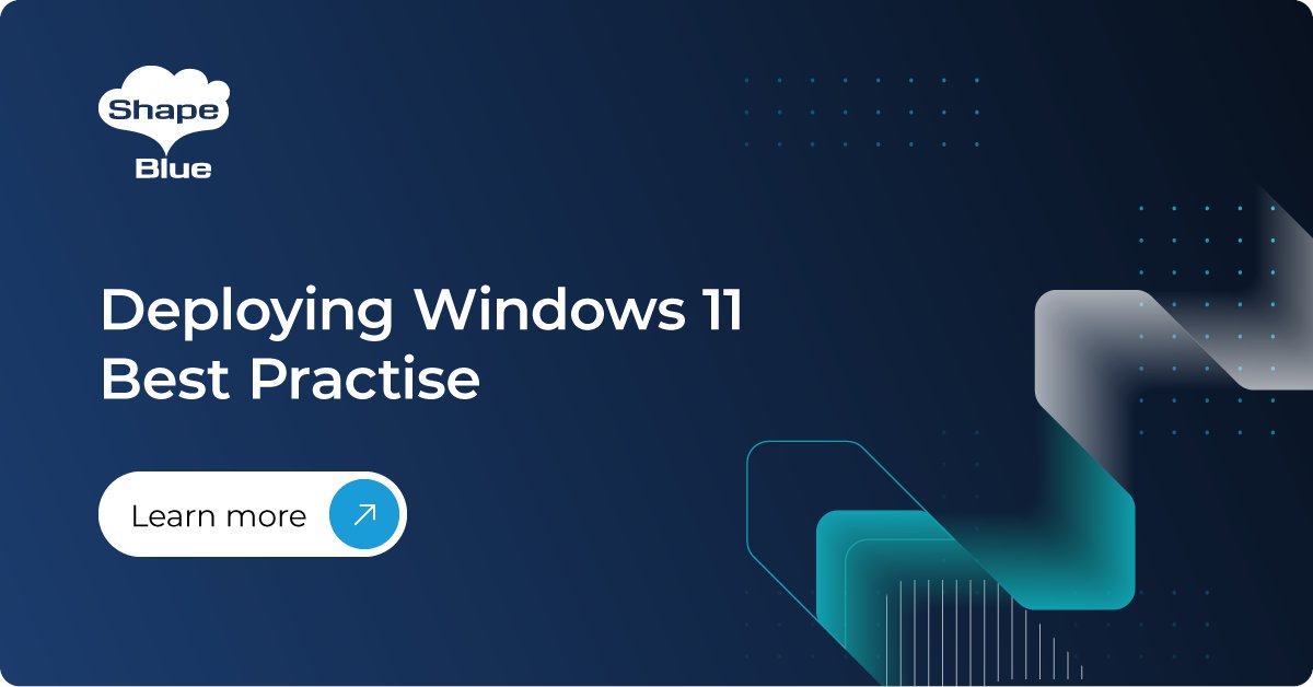shapeblue's tweet card. This guide introduces the best practice for deploying a Windows 11 Instance on KVM hosts in Apache CloudStack.