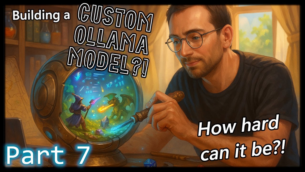 JohannesRabauer's tweet card. Building Custom Ollama Models & Minimal Thinking AI