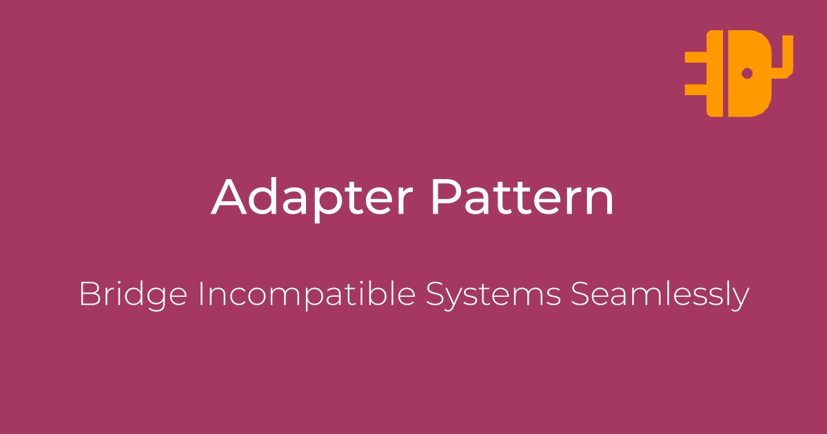shift_elevate's tweet card. Master the Adapter design pattern in Java with step-by-step implementation, legacy system integration examples, and practical solutions for incompatible interfaces.